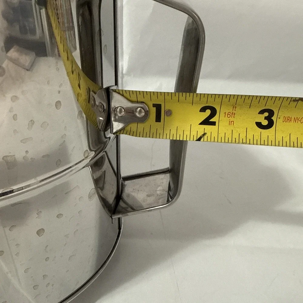 Flour Sifter 8 Cup‎ Stainless Steel Rotary Hand Crank New!